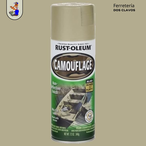 Aerosol Camuflado khaki mate 340g Rust-Oleum