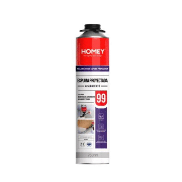 Espuma Proyectable Poliuretano 99 750ml Homey